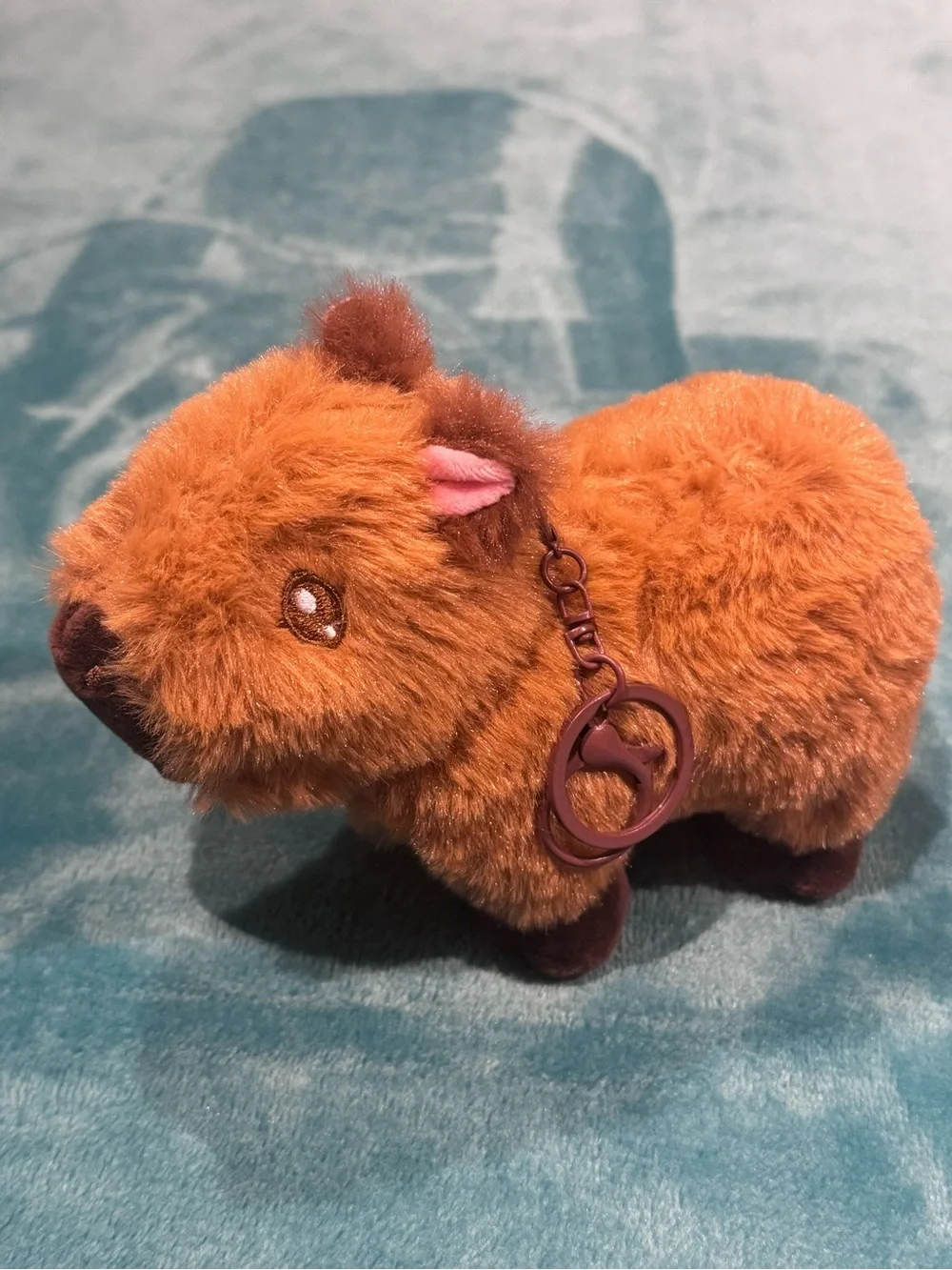 Capybara Plushie Bag Charm by Capy-Era - Brown